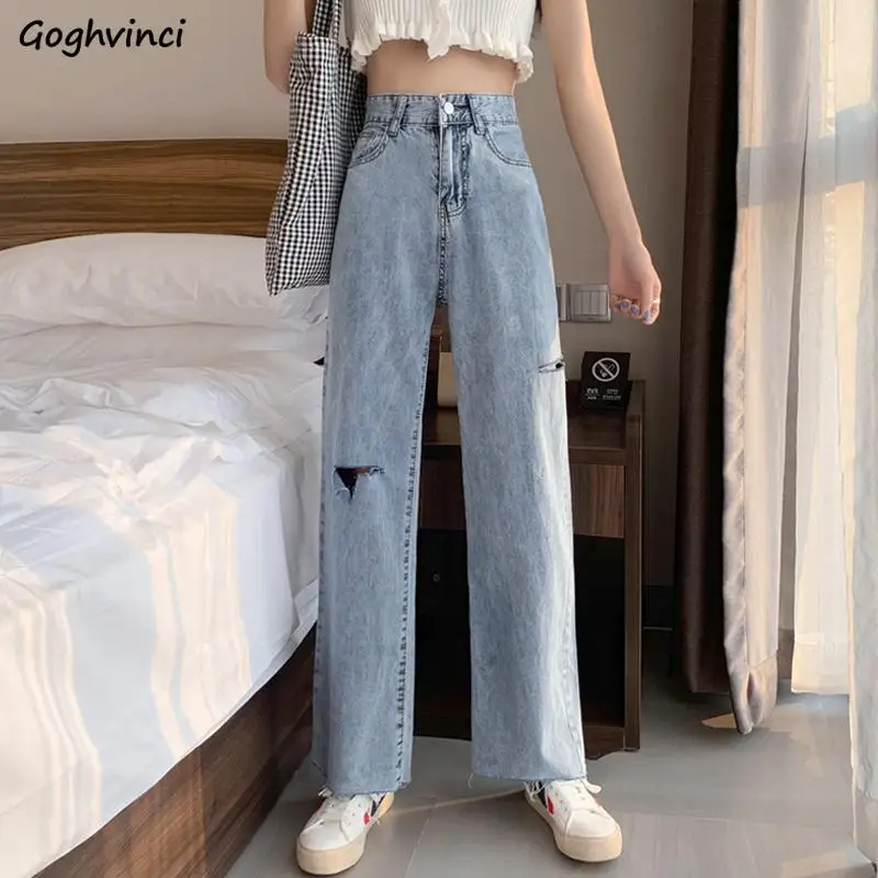 Jeans Women High Waist Holes Ripped Harajuku Streetwear Kpop Chic Vintage Loose Fur-line Students Wide Leg Ulzzang Fashion Retro
Jeans Women High Waist Holes Ripped Harajuku Streetwear Kpop Chic Vintage Loose Fur-line Students Wide Leg Ulzzang Fashion Retro