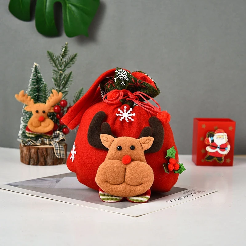 4Pcs Christmas Gifts Santa Gift Bag Candy Bag Christmas Home Decorations Hanging Pendants Navidad Gifts Xmas Gift
4Pcs Christmas Gifts Santa Gift Bag Candy Bag Christmas Home Decorations Hanging Pendants Navidad Gifts Xmas Gift