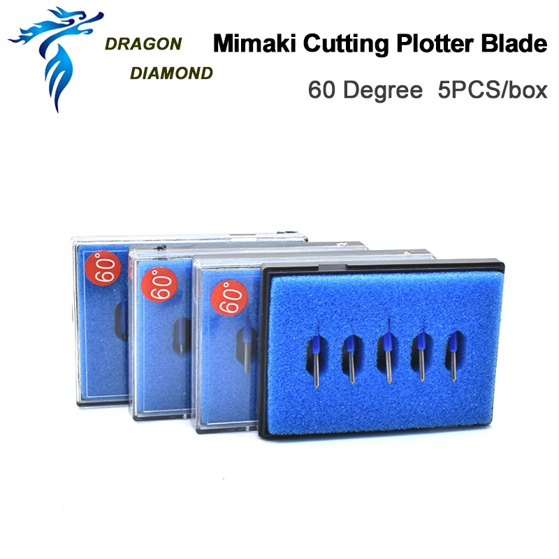 5 шт./Лот 60 градусов режущий плоттер Mimaki лезвие инструмент виниловый ножи для