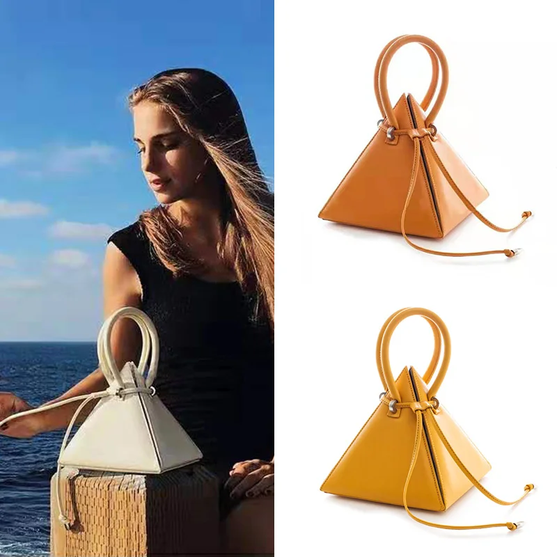 Женская сумка через плечо, с треугольными ручками, вечерняя сумочка-клатч
Женская сумка через плечо, с треугольными ручками, вечерняя сумочка-клатч