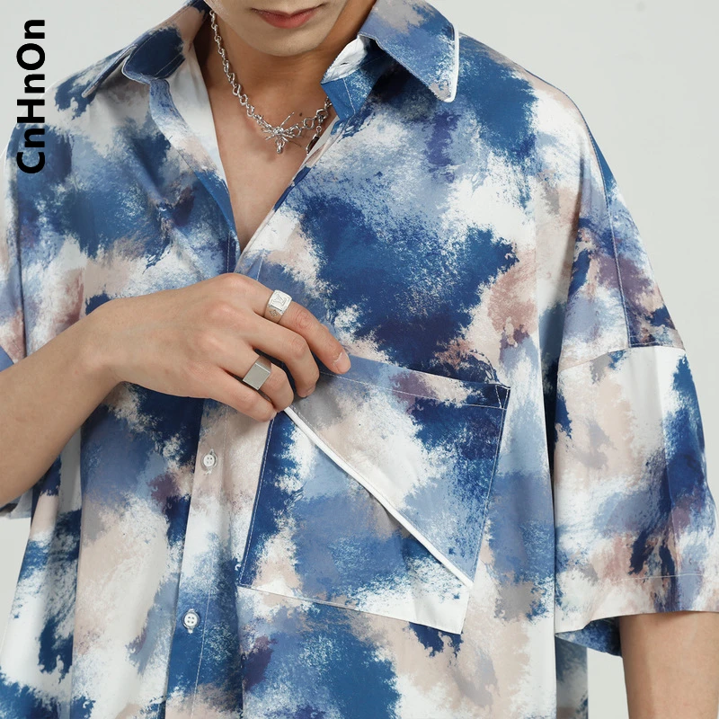 Spring new products Korean style loose retro trend personality short-sleeved shirt men M6-A-ZB13
Spring new products Korean style loose retro trend personality short-sleeved shirt men M6-A-ZB13
