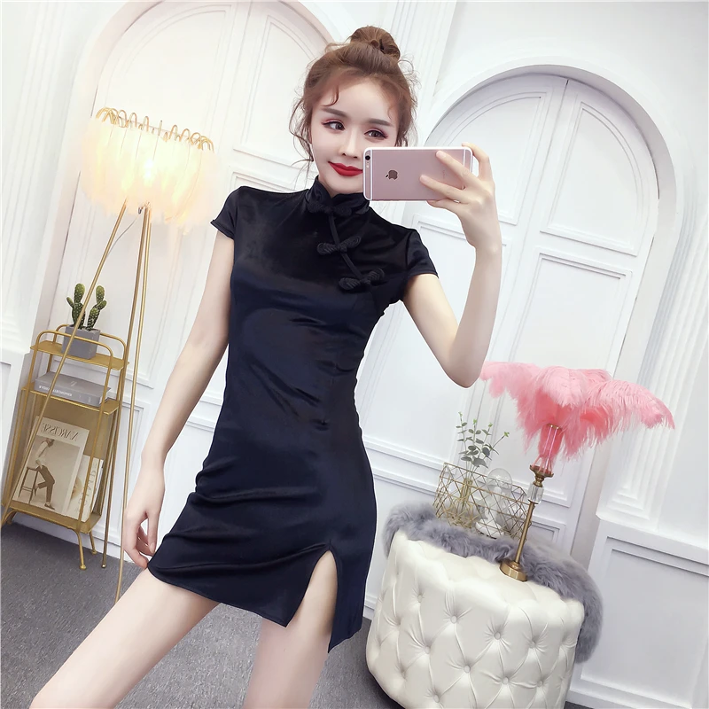 Новинка Лето, изящное и модное модифицированное облегающее платье-футляр в стиле ретро, сексуальное платье-Ципао с разрезом, женская одежда
Новинка Лето, изящное и модное модифицированное облегающее платье-футляр в стиле ретро, сексуальное платье-Ципао с разрезом, женская одежда