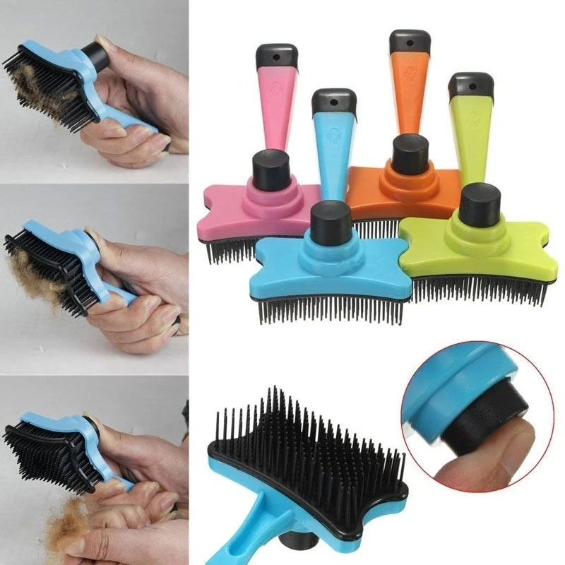 Pet Hair Comb Fur Cleaning Original Brush Plastic Handle Dense Needle Comb Pet Grooming Cleaning Supplies Dog Accessories -
Pet Hair Comb Fur Cleaning Original Brush Plastic Handle Dense Needle Comb Pet Grooming Cleaning Supplies Dog Accessories -