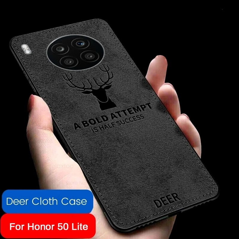 Honer 50Lite Case 3D Deer Pattern Cloth Fabric Back Cover For Honar Xonor Honor 50 Lite 50Lite Light Soft Frame Shockproof Coque
Honer 50Lite Case 3D Deer Pattern Cloth Fabric Back Cover For Honar Xonor Honor 50 Lite 50Lite Light Soft Frame Shockproof Coque