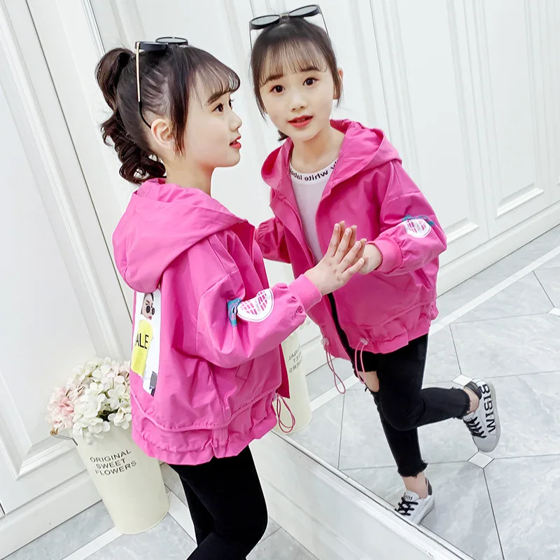 Autumn Girls Embroidered Hit Color Windbreaker, New Children's Wear, Student Children's Printed Casual Jacket Windbreaker
Autumn Girls Embroidered Hit Color Windbreaker, New Children's Wear, Student Children's Printed Casual Jacket Windbreaker