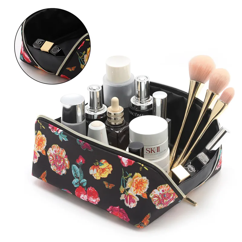 High Capacity Cosmetic Bag Travel Necessary Make Up Organizer Pouch Women Bathroom Toiletries Storage Case Accessories Supplies
High Capacity Cosmetic Bag Travel Necessary Make Up Organizer Pouch Women Bathroom Toiletries Storage Case Accessories Supplies