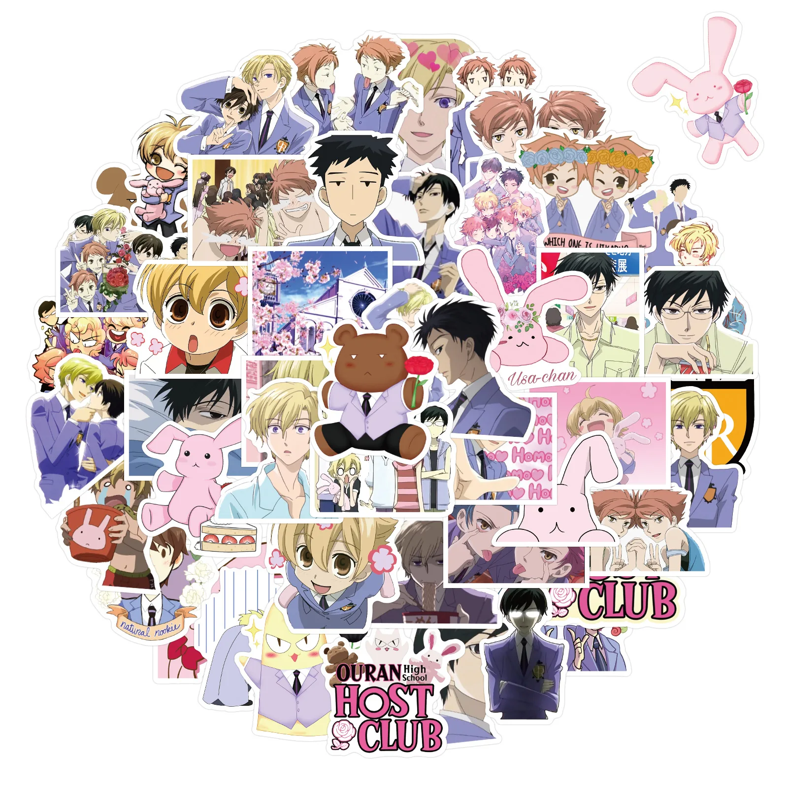 50pcs Classic Anime Ouran High School Host Club Sticker graffiti Waterproof Decals Skateboard Sticker Motorcycle Bicycle Sticker
50pcs Classic Anime Ouran High School Host Club Sticker graffiti Waterproof Decals Skateboard Sticker Motorcycle Bicycle Sticker