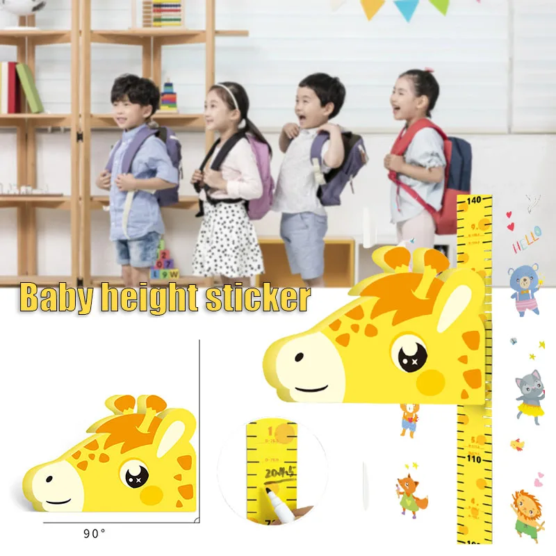 3D Movable Cartoon Children Height Ruler Wall Decoration with Animal Shape Movable Magnetic Sticker Household jlrr
3D Movable Cartoon Children Height Ruler Wall Decoration with Animal Shape Movable Magnetic Sticker Household jlrr