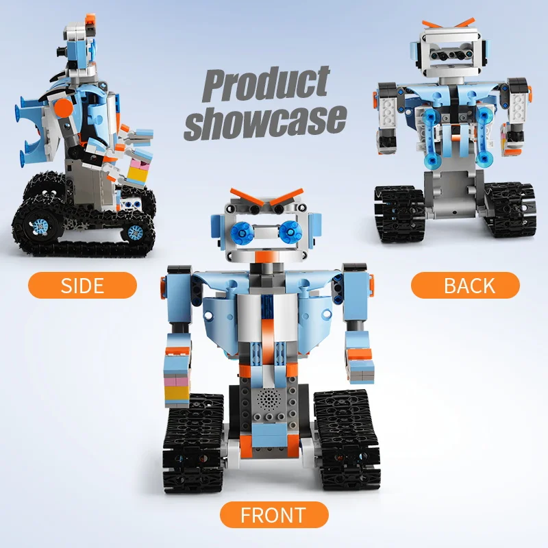 MOULD KING RC Robot Building Blocks High-Tech APP Electric Intelligent Remote control Tracked Car Bricks Kids Toys Birthday Gift
MOULD KING RC Robot Building Blocks High-Tech APP Electric Intelligent Remote control Tracked Car Bricks Kids Toys Birthday Gift