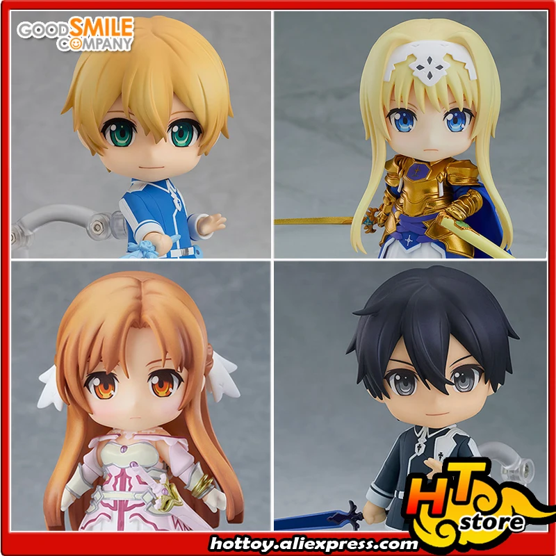 SALE0a 100% Оригинальная фигурка компании Good Smile Eugeo Kirito Asuna Alice синтез тридцати меча