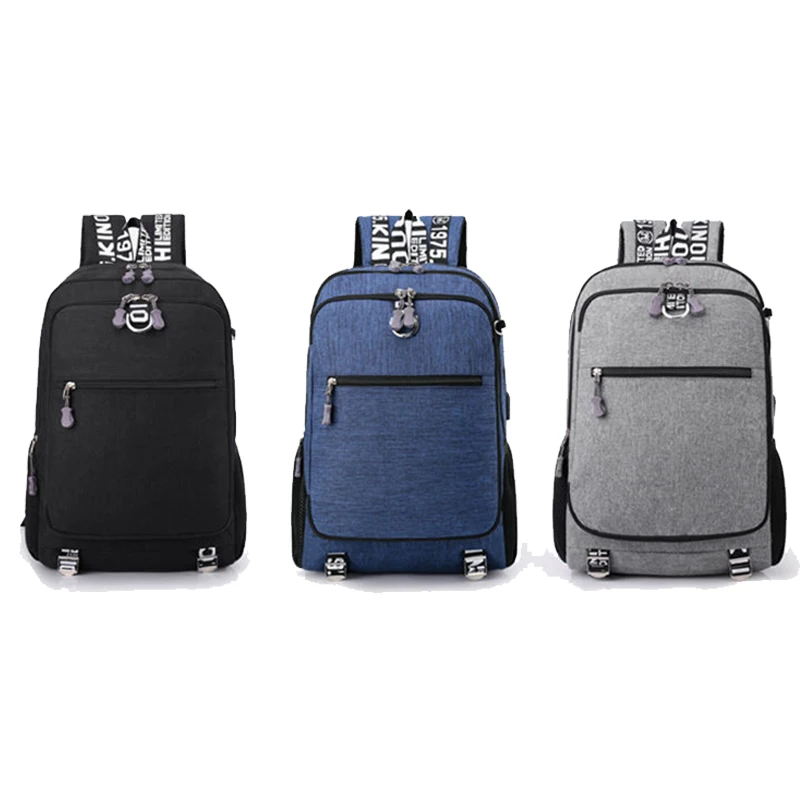 Men Backpack Oxford Teenage Boys High School Bags Gray Multifunction USB Charging Back Pack Male
Men Backpack Oxford Teenage Boys High School Bags Gray Multifunction USB Charging Back Pack Male