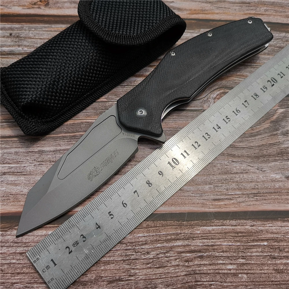 SR 5CR13 stainless steel tactical hunting camping barbecue folding knife high hardness sharp wilderness survival tool
SR 5CR13 stainless steel tactical hunting camping barbecue folding knife high hardness sharp wilderness survival tool