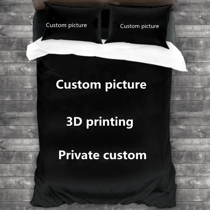 Luxury 3D Personalized Customization Print 2/3Pcs Double Single Comfortable Duvet Cover PillowCase Bedding Sets EU/US/AU Size 
Luxury 3D Personalized Customization Print 2/3Pcs Double Single Comfortable Duvet Cover PillowCase Bedding Sets EU/US/AU Size