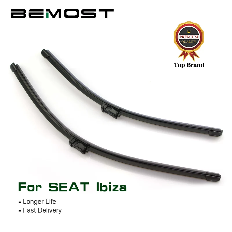 BEMOST Car Wiper Blades Natural Rubber For Seat Ibiza ,Model Year From 2002 To 2017 Fit U Hook/Push Button Arms
BEMOST Car Wiper Blades Natural Rubber For Seat Ibiza ,Model Year From 2002 To 2017 Fit U Hook/Push Button Arms