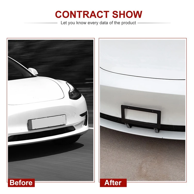 Accessories for Tesla Model 3 2021 US Universal Car License Plate Frame Exterior Modification
Accessories for Tesla Model 3 2021 US Universal Car License Plate Frame Exterior Modification