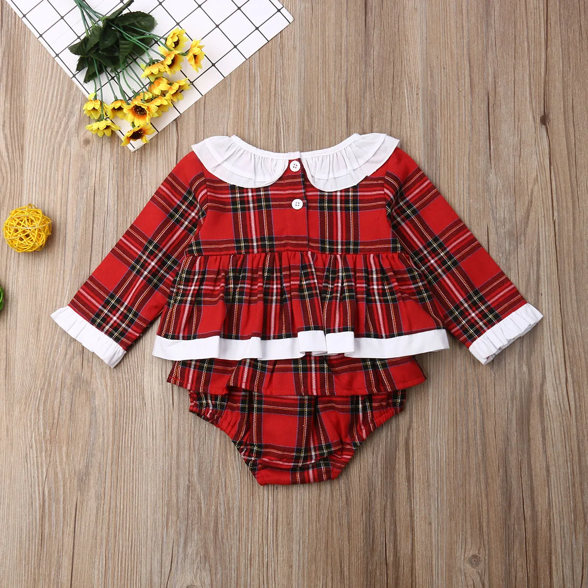 Cute Xmas Toddler Baby Girl Christmas Costume Long Sleeve Dress Bodysuit Plaid Outfit Clothes
Cute Xmas Toddler Baby Girl Christmas Costume Long Sleeve Dress Bodysuit Plaid Outfit Clothes