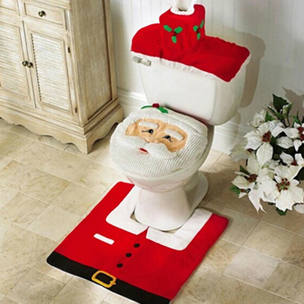 Christmas Santa Claus Toilet Seat Cover Set Decorations for Home Floor Bathroom Product New Year Party Gifts Navidad Decorations
Christmas Santa Claus Toilet Seat Cover Set Decorations for Home Floor Bathroom Product New Year Party Gifts Navidad Decorations