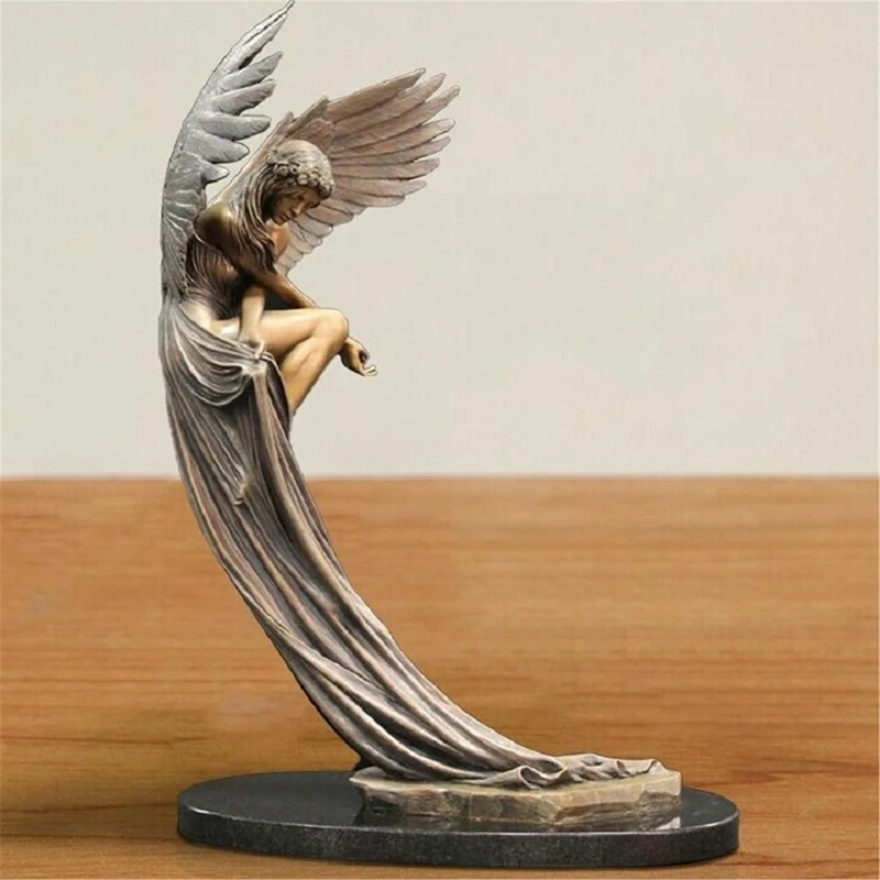 Redemption Angel Statue Desktop Ornaments Ancient Mini Statue Elegant Angel Sculpture Art Statue Decoration for Home
Redemption Angel Statue Desktop Ornaments Ancient Mini Statue Elegant Angel Sculpture Art Statue Decoration for Home
