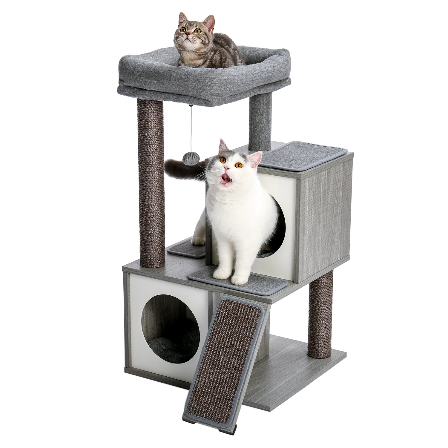 Cat's Tree Tower Condo Home Furniture Pets House Hammock Cats Climbing Furniture Pets House Hammock Cat's Tree Tower
Cat's Tree Tower Condo Home Furniture Pets House Hammock Cats Climbing Furniture Pets House Hammock Cat's Tree Tower