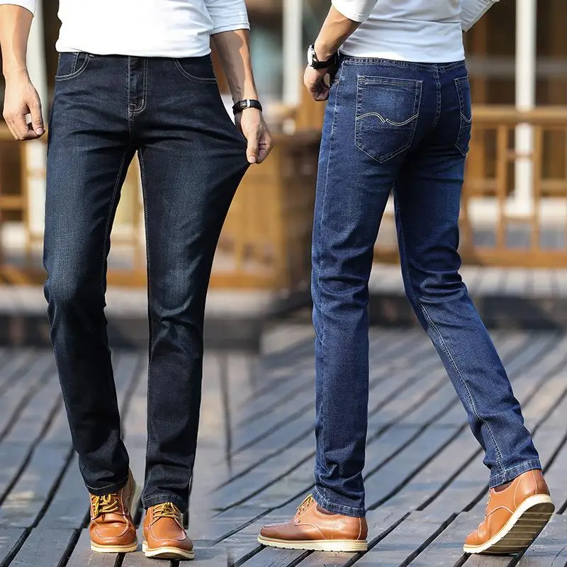 2019 Fashion Spring Summer Jeans Men's Casual Solid Color Business Elastic Slim Fit Skinny Straight Pants Plus Size
2019 Fashion Spring Summer Jeans Men's Casual Solid Color Business Elastic Slim Fit Skinny Straight Pants Plus Size