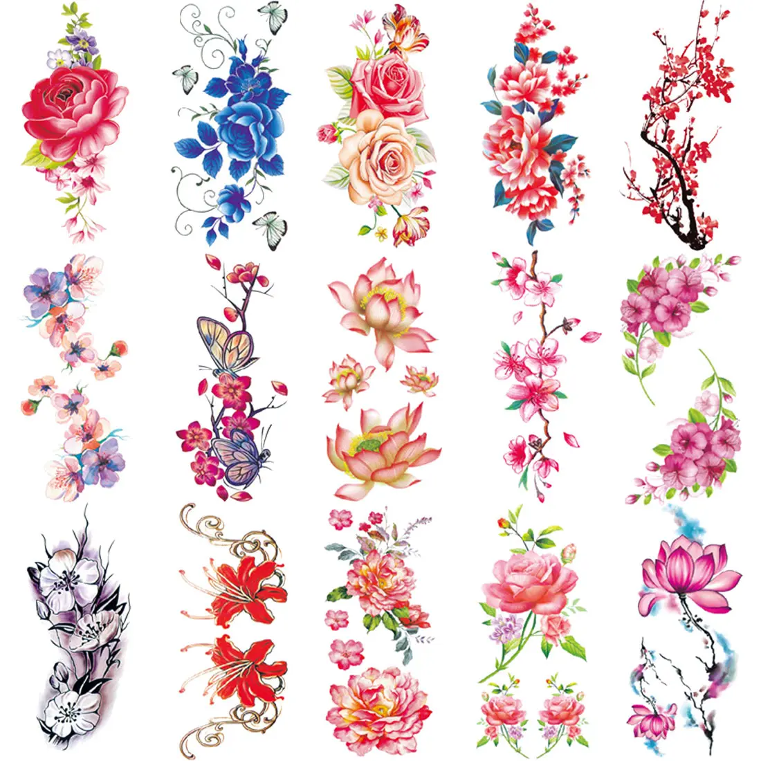 Sexy Flower Tattoo Sticker Temporary Tattoo Waterproof Realistic For Women Body Arm Legs Sexy Tattoos Rose Sleeve Tatoo
Sexy Flower Tattoo Sticker Temporary Tattoo Waterproof Realistic For Women Body Arm Legs Sexy Tattoos Rose Sleeve Tatoo
