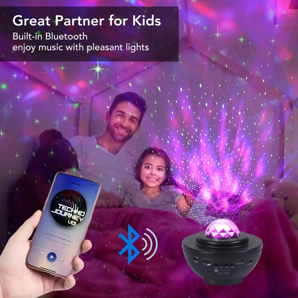 Colorful Starry Sky Galaxy Projector Lights Bluetooth USB Voice Control Music Player LED Night Light Projection Lamp Gift 
Colorful Starry Sky Galaxy Projector Lights Bluetooth USB Voice Control Music Player LED Night Light Projection Lamp Gift