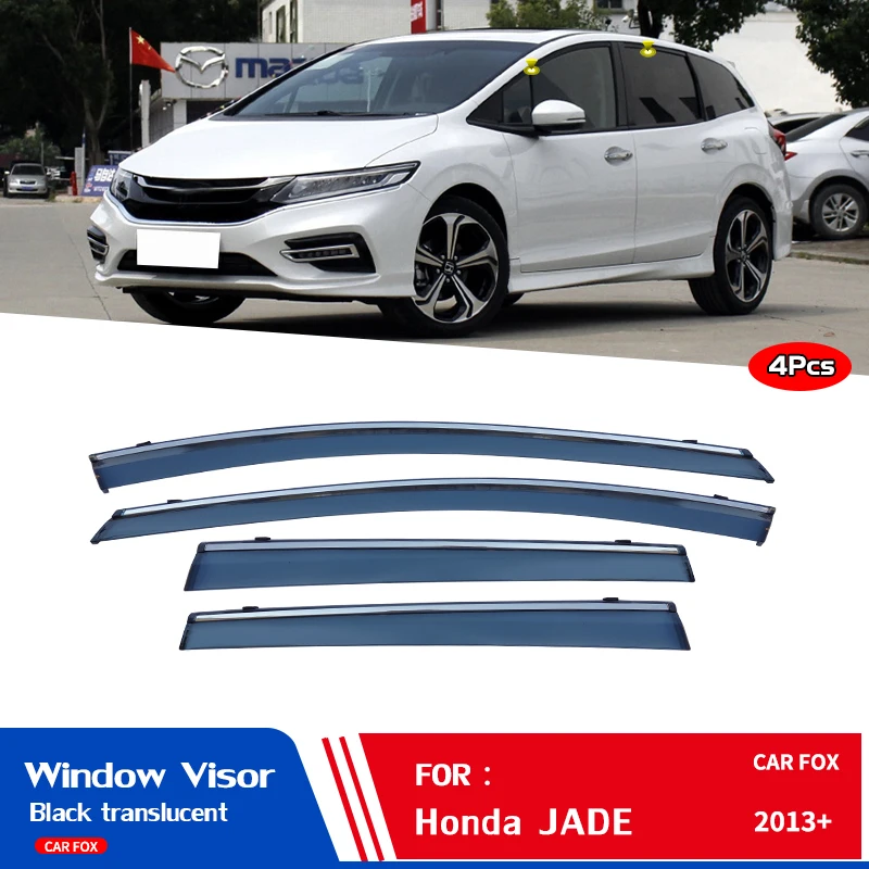 For Honda Jade window rain shield Car rain shields to cover rain-proof window strips Jade window rain eyebrow visor 4PCS/SET2013
For Honda Jade window rain shield Car rain shields to cover rain-proof window strips Jade window rain eyebrow visor 4PCS/SET2013