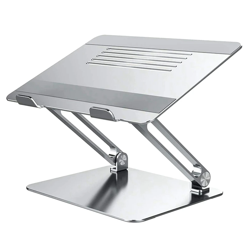 

Подставка для ноутбука, эргономичная алюминиевая Портативная подставка для ноутбука, регулируемая подставка для ноутбука 11-17 дюймов