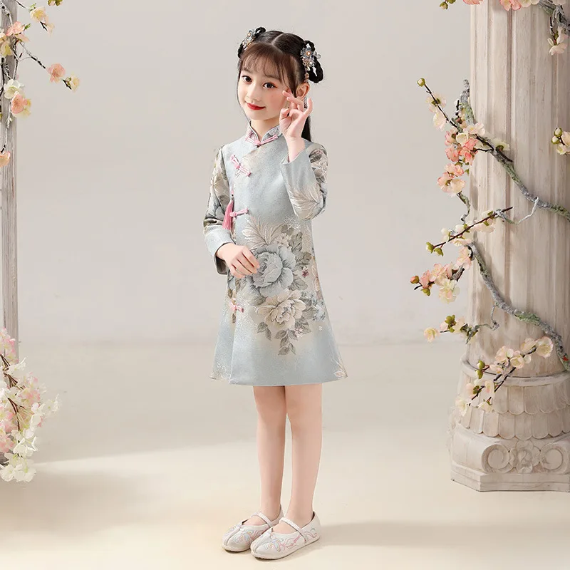 New Arrival Ancient Girl's Hanfu Cheongsam Dress Fairy Children Chinese Style Tang Costume Girl Underskirt Children's QipaoLB346
New Arrival Ancient Girl's Hanfu Cheongsam Dress Fairy Children Chinese Style Tang Costume Girl Underskirt Children's QipaoLB346