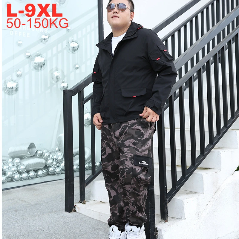 Men's Tracksuit Extra Large Size 9xl Men's Sets Autumn Winter 2 Pieces Sweatsuit Men Plus Size Jacket Pants Track Suits Male
Men's Tracksuit Extra Large Size 9xl Men's Sets Autumn Winter 2 Pieces Sweatsuit Men Plus Size Jacket Pants Track Suits Male