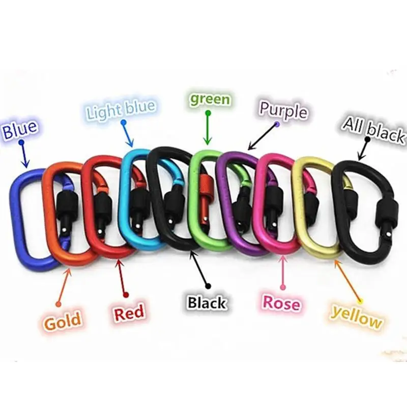Carabine Outdoor Kit 1PC Camping Equipment Alloy Aluminum Survival Gear Camp Mountaineering Hook EDC Mosqueton Carabiner
Carabine Outdoor Kit 1PC Camping Equipment Alloy Aluminum Survival Gear Camp Mountaineering Hook EDC Mosqueton Carabiner