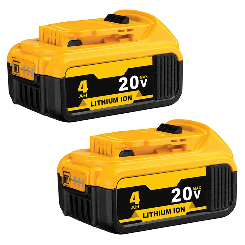 New 18V 4.0Ah 5.0Ah 6.0Ah DCB200 DCB205 Replacement for Dewalt 20V Max XR Li-ion Battery DCB203 DCB206 DCB185 DCB181 DCB180
New 18V 4.0Ah 5.0Ah 6.0Ah DCB200 DCB205 Replacement for Dewalt 20V Max XR Li-ion Battery DCB203 DCB206 DCB185 DCB181 DCB180