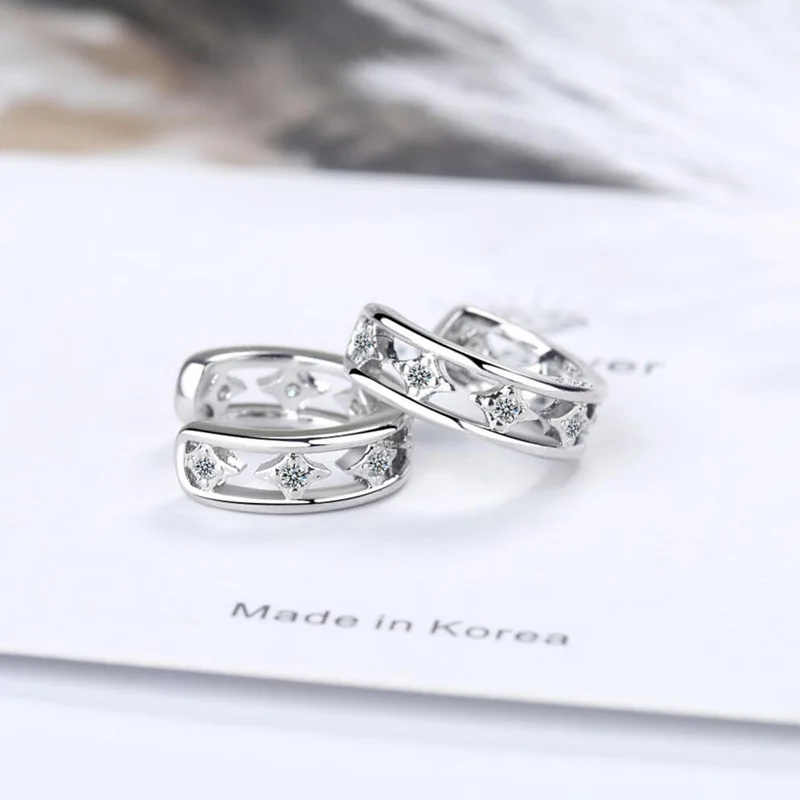 Exquisite Zircon Star Clip Earrings For Women Fashion Jewelry 925 Sterling Silver Non-perforated Cartilage Earring Girl KOFSAC
Exquisite Zircon Star Clip Earrings For Women Fashion Jewelry 925 Sterling Silver Non-perforated Cartilage Earring Girl KOFSAC