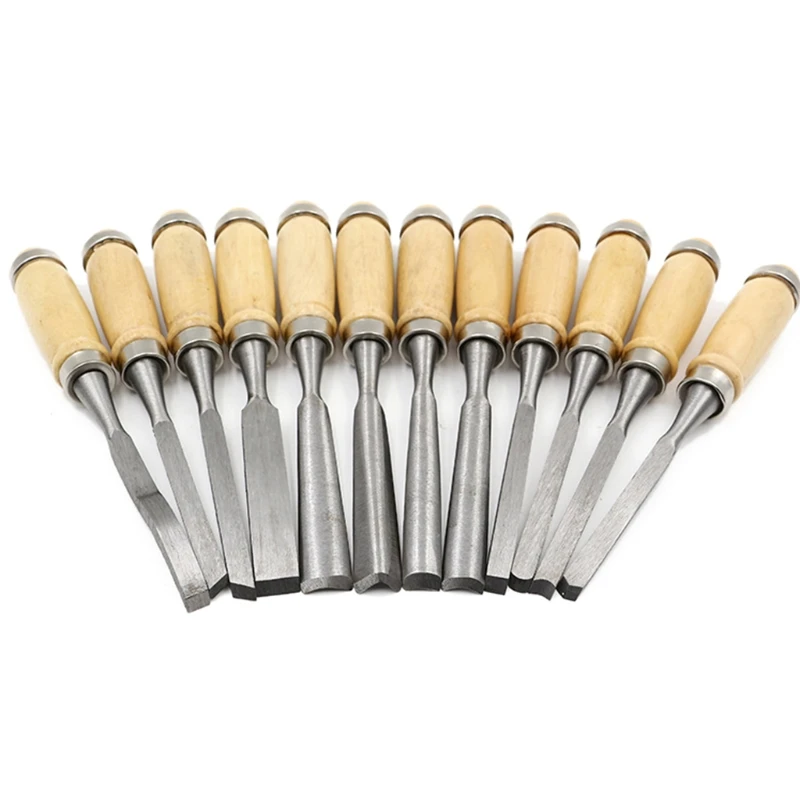 Professional Wood Carving Chisel Set - 12 Piece Sharp Woodworking Tools with File and Carrying Case
Professional Wood Carving Chisel Set - 12 Piece Sharp Woodworking Tools with File and Carrying Case