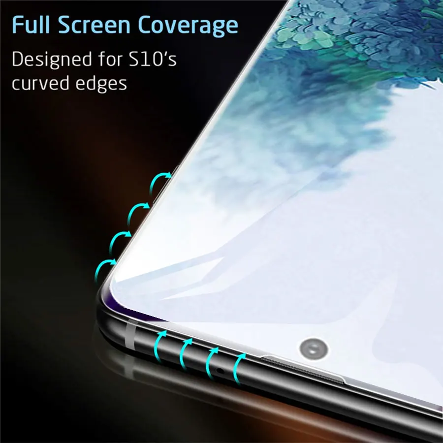 Мягкое изогнутое керамическое закаленное стекло с полным клеем для Samsung Galaxy S20 Ultra