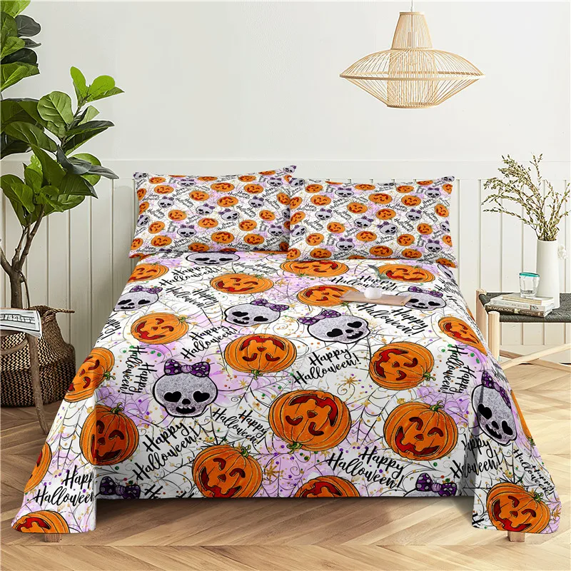 Halloween 0.9/1.2/1.5/1.8/2.0m Digital Printing Polyester Bed Flat Sheet With Pillowcase Print Bedding Set
Halloween 0.9/1.2/1.5/1.8/2.0m Digital Printing Polyester Bed Flat Sheet With Pillowcase Print Bedding Set