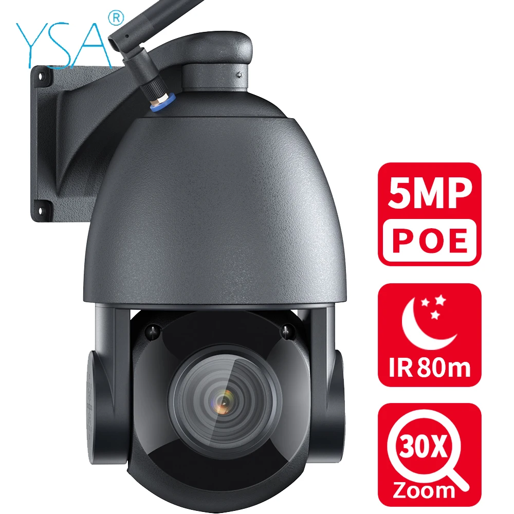 Беспроводная IP-камера видеонаблюдения с Wi-Fi, 5 Мп, POE, 30-кратный зум, HD, PTZ, наружная купольная камера видеонаблюдения, ИК, ночное видение, H.265, во... 
Беспроводная IP-камера видеонаблюдения с Wi-Fi, 5 Мп, POE, 30-кратный зум, HD, PTZ, наружная купольная камера видеонаблюдения, ИК, ночное видение, H.265, во...