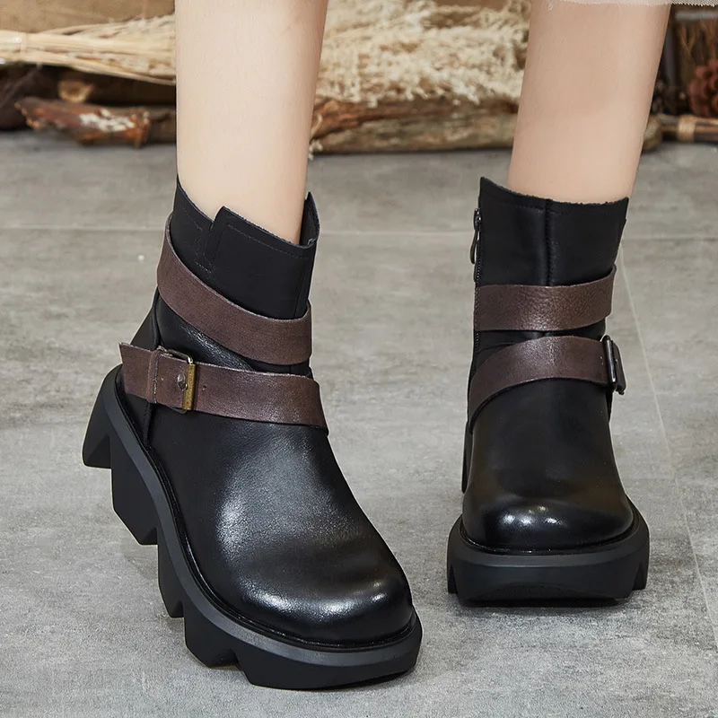 Fashion Boots Women Rubber Winter Women's Boots Hot Design Party Platform Shoes Leather Casual Woman Shoes
Fashion Boots Women Rubber Winter Women's Boots Hot Design Party Platform Shoes Leather Casual Woman Shoes
