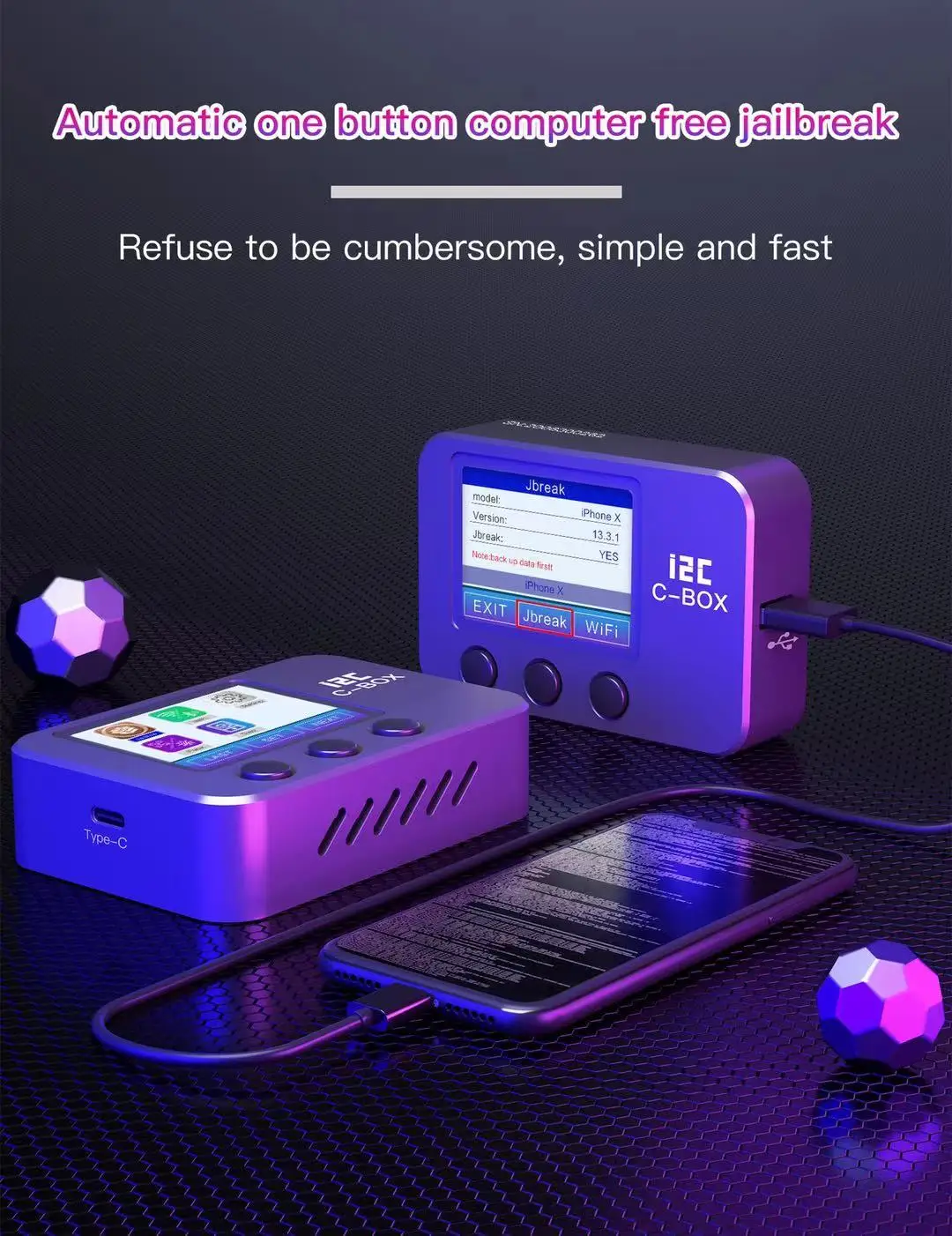 Обновленная версия Cydia-интеллектуальный терминал C-BOX/Jailbreak Box/запрос Bluetooth/WIFI код/Поддержка Pad/телефон/сенсорное устройство
Обновленная версия Cydia-интеллектуальный терминал C-BOX/Jailbreak Box/запрос Bluetooth/WIFI код/Поддержка Pad/телефон/сенсорное устройство