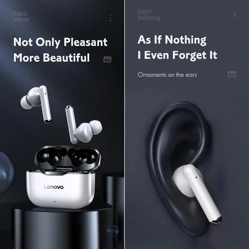 Lenovo Wireless Headphones Sport Waterproof Bluetooth Headphones Charging Box HIFI Stereo Sound LP1 Earphones with Mic
Lenovo Wireless Headphones Sport Waterproof Bluetooth Headphones Charging Box HIFI Stereo Sound LP1 Earphones with Mic