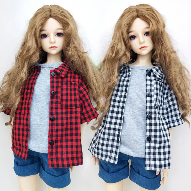Handmade Plaid Shirt for Barbie CD FR Kurhn BJD Ken Doll Clothes Dollhouse Role Play Accessories
Handmade Plaid Shirt for Barbie CD FR Kurhn BJD Ken Doll Clothes Dollhouse Role Play Accessories
