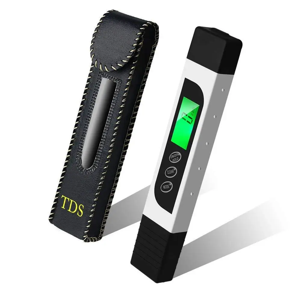 TDS Meter Water Quality Tester TDS EC&Temperature Meter 3 in 1 0-9999 ppm Meter for Drinking Water Test, Coffee, Swimming Pool
TDS Meter Water Quality Tester TDS EC&Temperature Meter 3 in 1 0-9999 ppm Meter for Drinking Water Test, Coffee, Swimming Pool