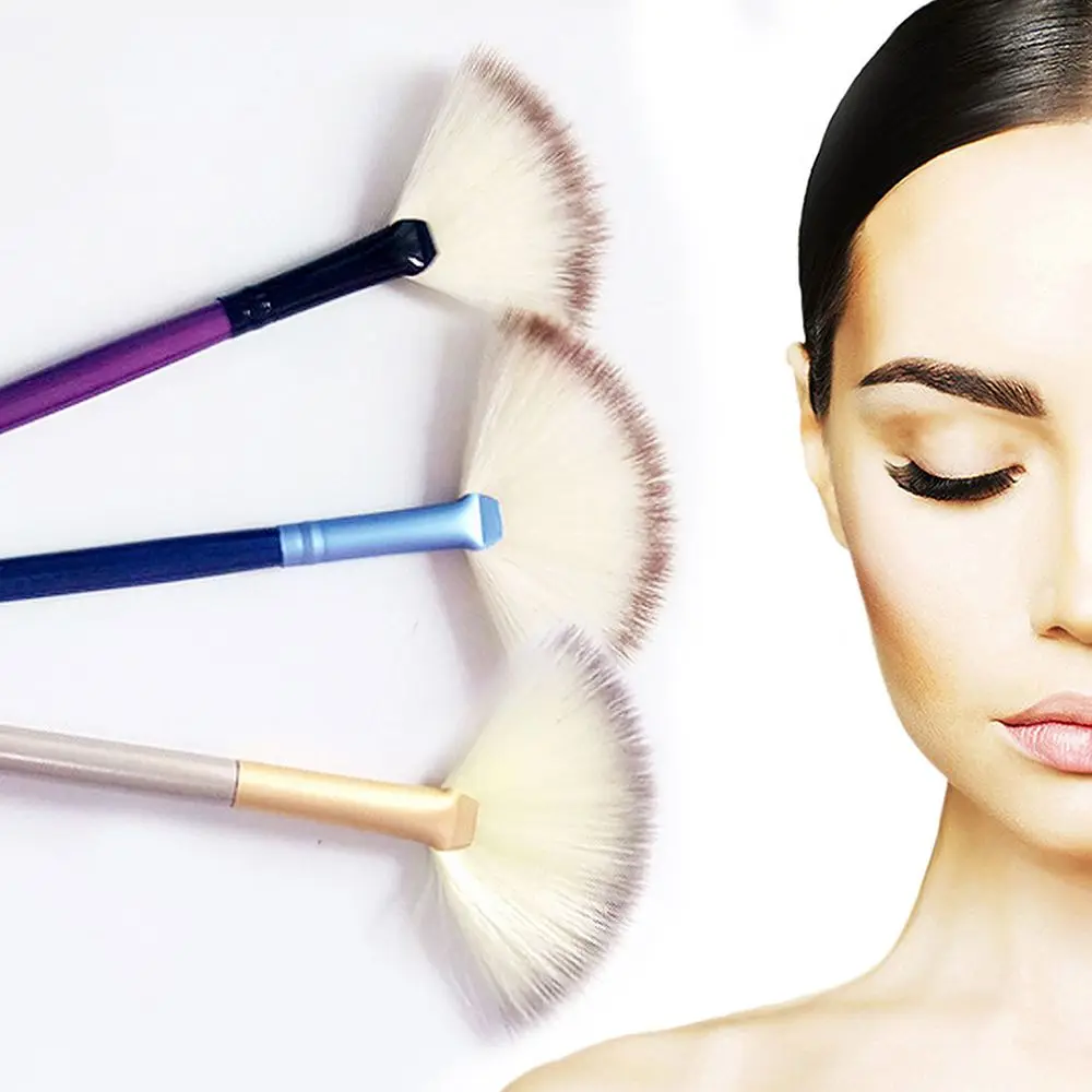 Portable Fan Shape Makeup Cosmetic Brush Blending Highlighter Face Powder Tool Eye Shadow Applicator
Portable Fan Shape Makeup Cosmetic Brush Blending Highlighter Face Powder Tool Eye Shadow Applicator