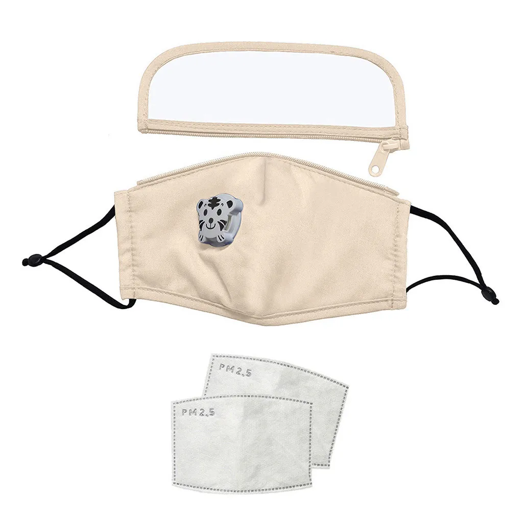 4PC Kids Facemask Breathing Valve Anti-Dust Mask Child Washable Reusable Face Mask With 8PC Filter And Detachable Eye Shield3710
4PC Kids Facemask Breathing Valve Anti-Dust Mask Child Washable Reusable Face Mask With 8PC Filter And Detachable Eye Shield3710