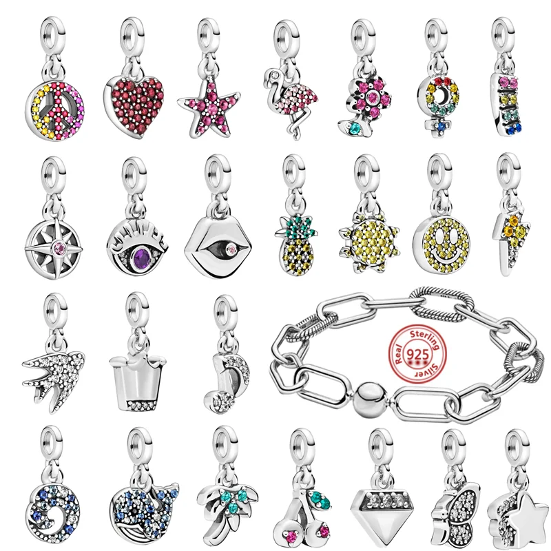 Hot 925 Sterling Silver My Love Starfish Flamingo Flowers Mini Pendant Charm Beads Fit Original Pandora Me Bracelet DIY Jewelry
Hot 925 Sterling Silver My Love Starfish Flamingo Flowers Mini Pendant Charm Beads Fit Original Pandora Me Bracelet DIY Jewelry