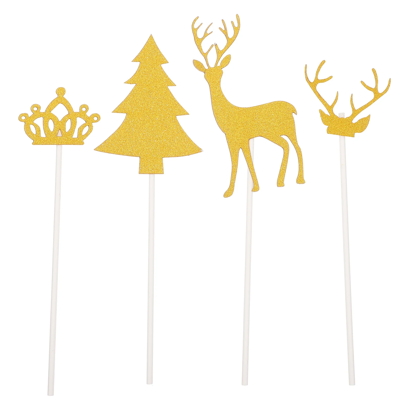 28pcs Christmas Party Cake Toppers Adorable Christmas Party Cake Ornaments (Golden)
28pcs Christmas Party Cake Toppers Adorable Christmas Party Cake Ornaments (Golden)