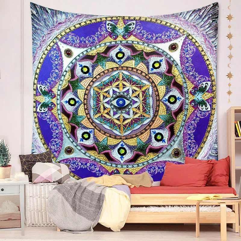 tapisserie mural 3d Living room decoration Fabric wall hanging tapestry mandala carpet
tapisserie mural 3d Living room decoration Fabric wall hanging tapestry mandala carpet