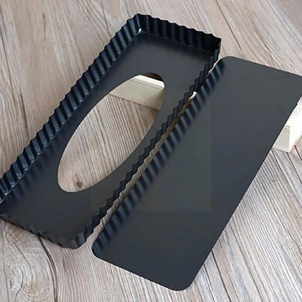 Fluted Pie Tart Pan Mold Baking Removable Bottom Nonstick Rectangle Bakeware Tool Pans Cake Template Quiche Dishes N8W2
Fluted Pie Tart Pan Mold Baking Removable Bottom Nonstick Rectangle Bakeware Tool Pans Cake Template Quiche Dishes N8W2