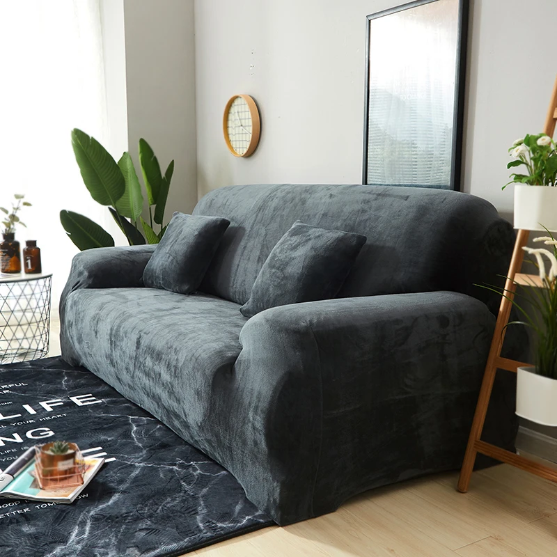 Plush Velvet Strech Sofa Covers Elastic Sectional Sofa Protection Fleece Couch Covers for Sofas Thick Relax Armchair Cover
Plush Velvet Strech Sofa Covers Elastic Sectional Sofa Protection Fleece Couch Covers for Sofas Thick Relax Armchair Cover