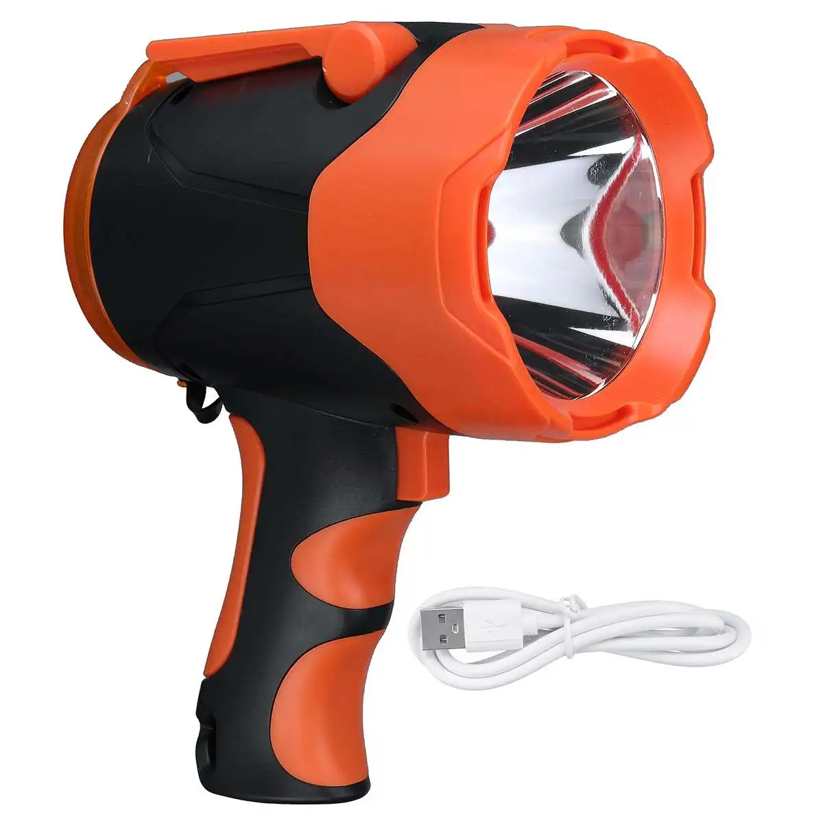 500W Bright Powerful LED Searchlight Handheld Flashlight Power Bank Rechargeable Battery Waterproof Torch for Outdoor
500W Bright Powerful LED Searchlight Handheld Flashlight Power Bank Rechargeable Battery Waterproof Torch for Outdoor